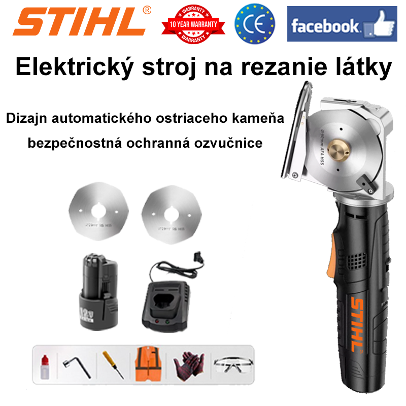 Elektrický rezací stroj + okrúhla čepeľ * 3 + nabíjačka + batéria * 1
