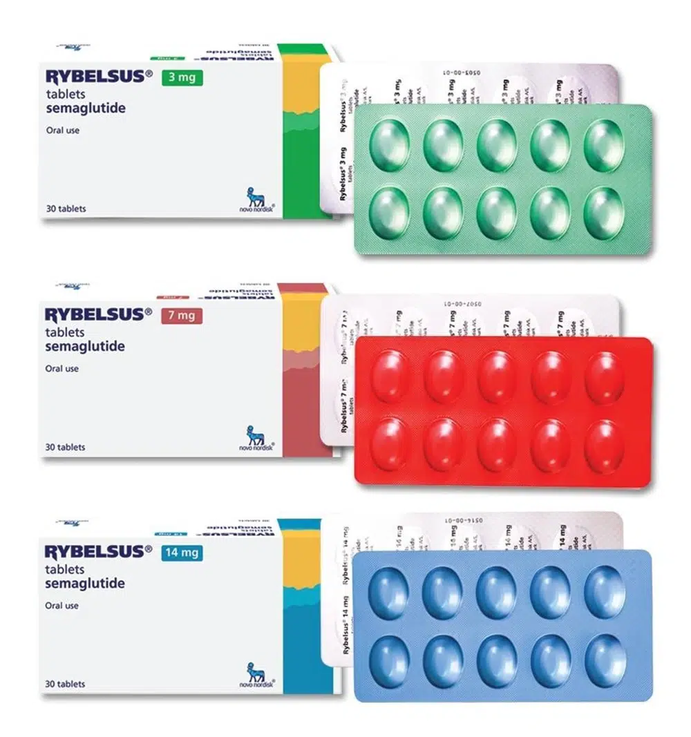 (Orale) Rybelsus*1 (30 compresse per scatola), 1 mese, 3 mg (perdita di peso di circa l'8%)
