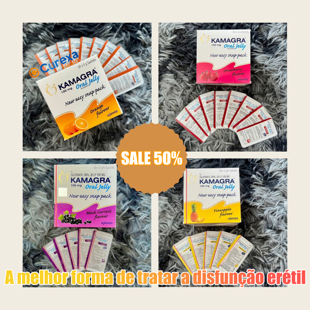 2 cajas de gel oral Kamagra (100 sobres en total)