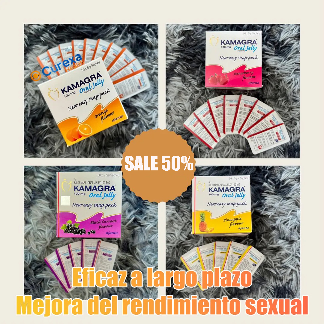 Kamagra Gel Orale Confezione da 2, Totale 100 mg x 100 Bustine